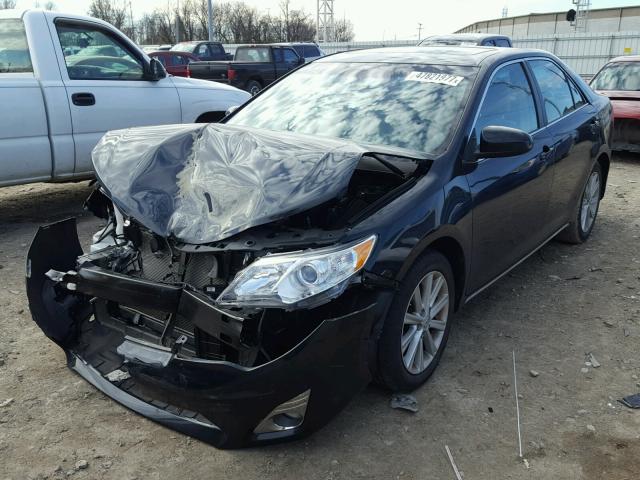 4T4BF1FK9DR310671 - 2013 TOYOTA CAMRY L BLACK photo 2