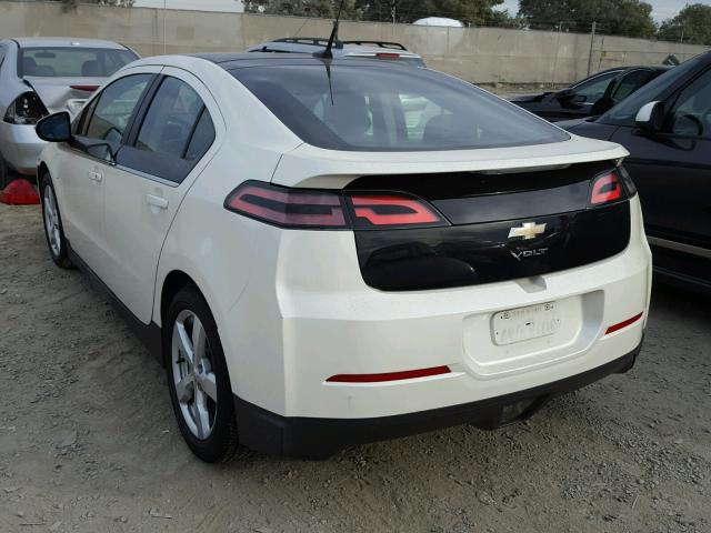 1G1RD6E47BU100949 - 2011 CHEVROLET VOLT WHITE photo 3