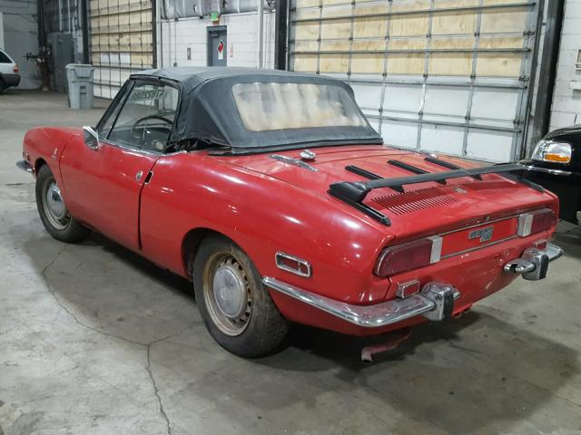 100GBS10070428 - 1970 FIAT SPIDER RED photo 3
