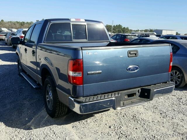 1FTRW12W46FA60852 - 2006 FORD F150 SUPER BLUE photo 3