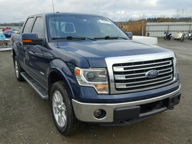 1FTFW1ET4DKF77674 - 2013 FORD F150 SUPER BLUE photo 1