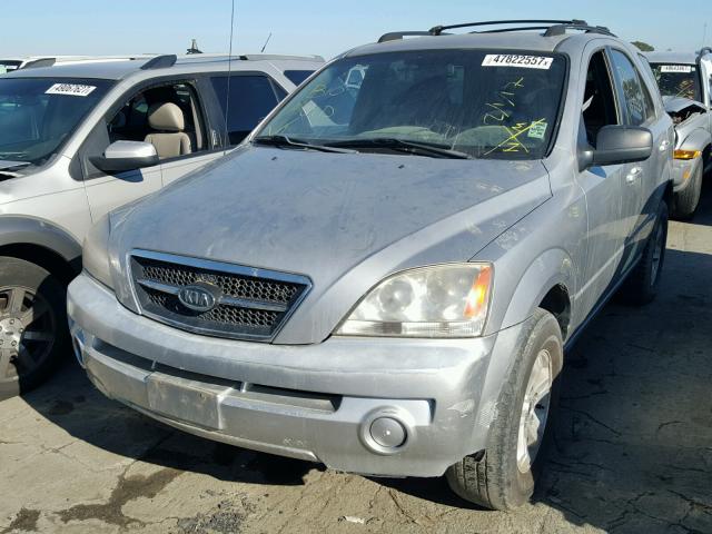 KNDJD733X35049995 - 2003 KIA SORENTO EX GRAY photo 2