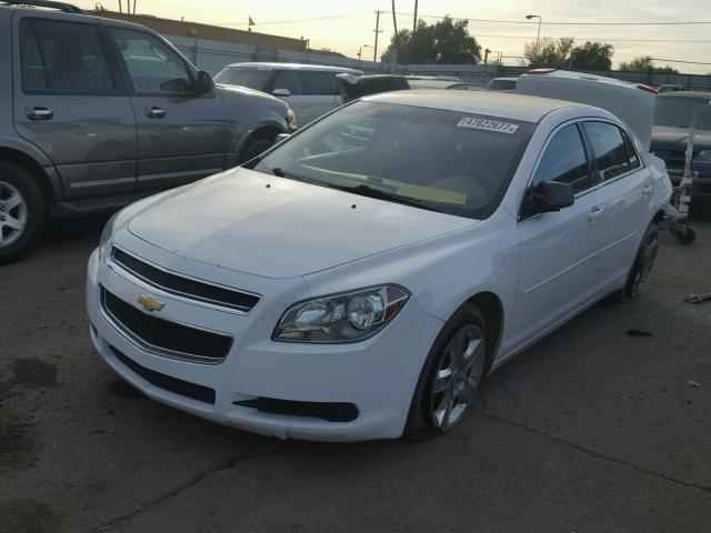 1G1ZB5E04CF236331 - 2012 CHEVROLET MALIBU LS WHITE photo 2