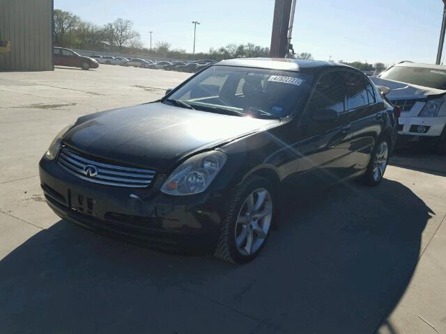 JNKCV51E93M325361 - 2003 INFINITI G35 BLACK photo 2