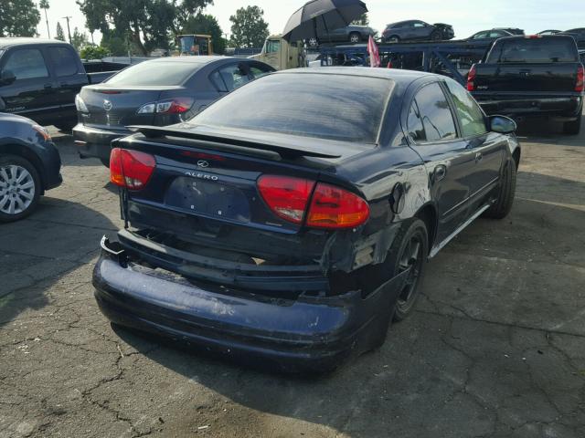 1G3NL52E8YC379732 - 2000 OLDSMOBILE ALERO GL BLUE photo 4