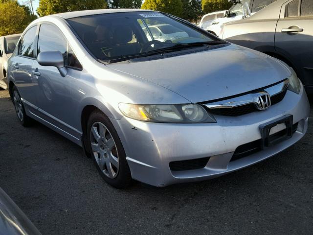 2HGFA16559H319680 - 2009 HONDA CIVIC LX SILVER photo 1