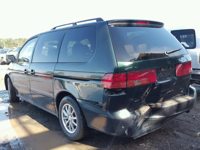 2HKRL1866YH517315 - 2000 HONDA ODYSSEY EX GREEN photo 3