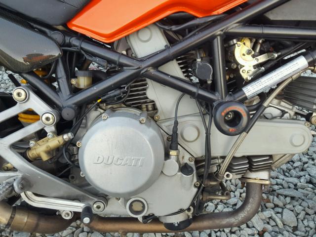 ZDM1RA3L92B008387 - 2002 DUCATI MONSTER 75 ORANGE photo 7