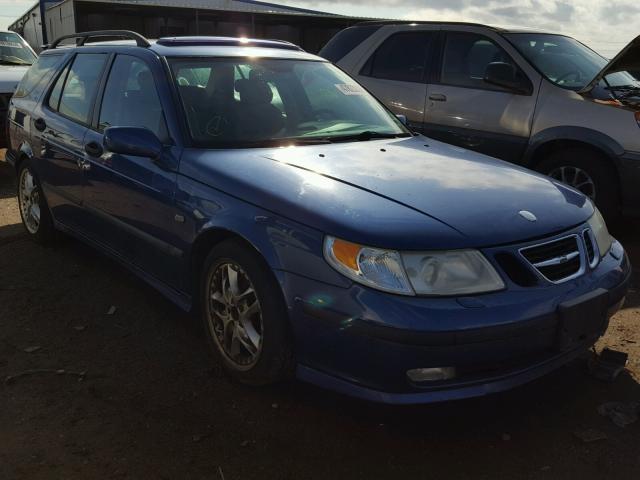 YS3EH59GX23031696 - 2002 SAAB 9-5 AERO BLUE photo 1