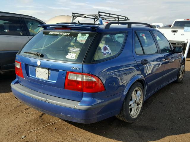 YS3EH59GX23031696 - 2002 SAAB 9-5 AERO BLUE photo 4