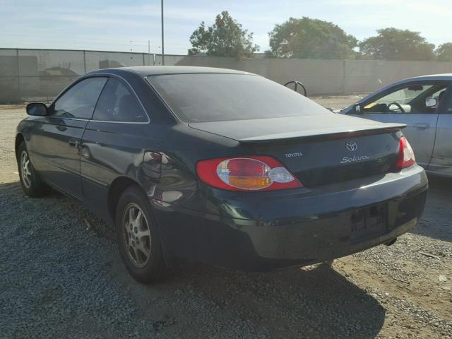 2T1CE22P12C006550 - 2002 TOYOTA CAMRY SOLA GREEN photo 3