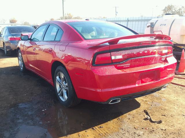 2C3CDXDT4CH272456 - 2012 DODGE CHARGER R/ RED photo 3