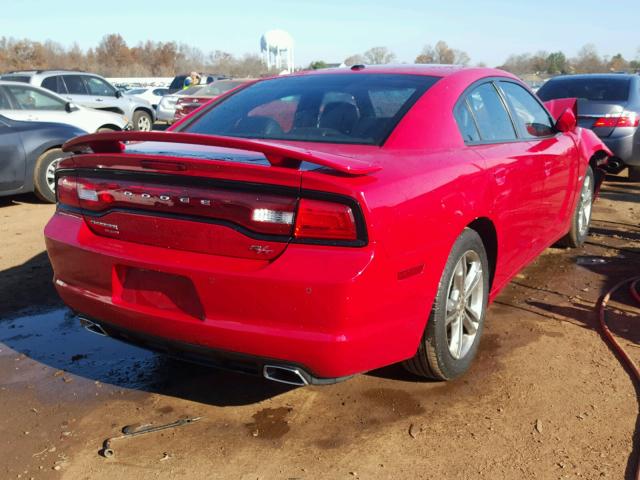 2C3CDXDT4CH272456 - 2012 DODGE CHARGER R/ RED photo 4