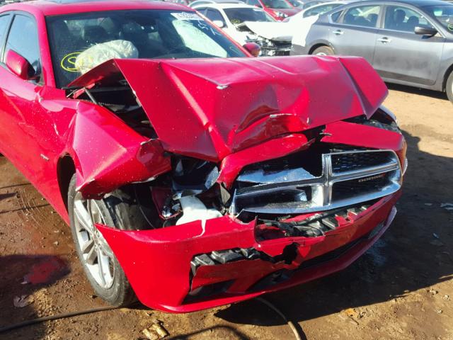 2C3CDXDT4CH272456 - 2012 DODGE CHARGER R/ RED photo 9