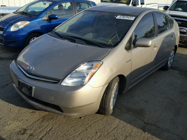 JTDKB20U497878987 - 2009 TOYOTA PRIUS BEIGE photo 2