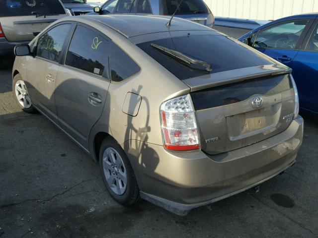 JTDKB20U497878987 - 2009 TOYOTA PRIUS BEIGE photo 3