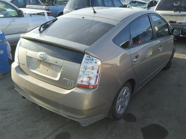 JTDKB20U497878987 - 2009 TOYOTA PRIUS BEIGE photo 4