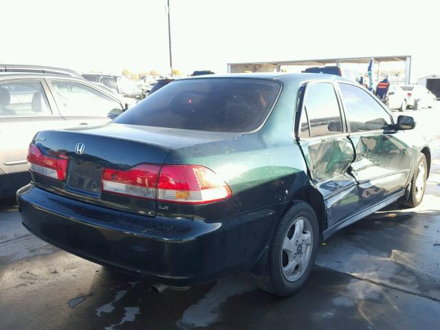 1HGCG56491A088088 - 2001 HONDA ACCORD LX GREEN photo 4