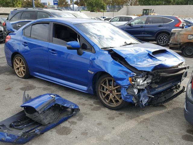 JF1VA2W67F9804932 - 2015 SUBARU WRX STI BLUE photo 1