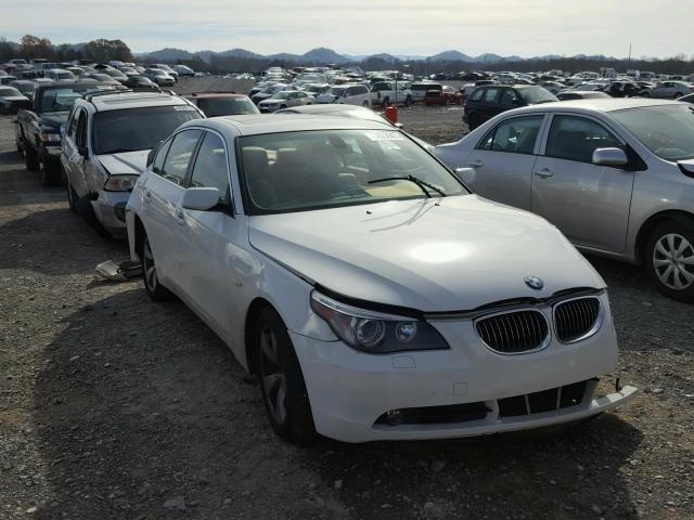 WBANE73507CM44282 - 2007 BMW 530 I WHITE photo 1