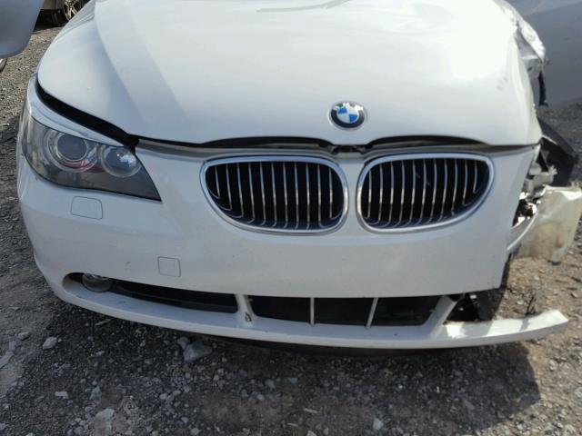 WBANE73507CM44282 - 2007 BMW 530 I WHITE photo 7