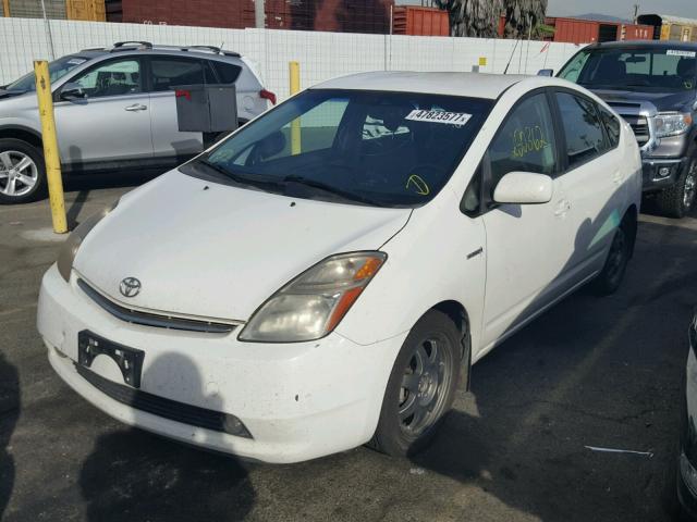 JTDKB20U777599420 - 2007 TOYOTA PRIUS WHITE photo 2