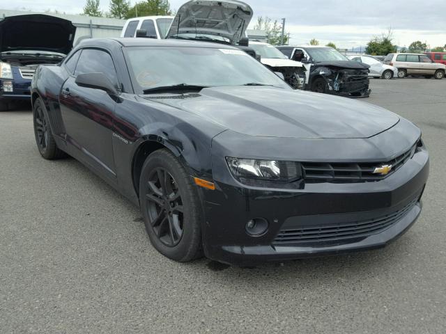 2G1FE1E30E9146070 - 2014 CHEVROLET CAMARO LS BLACK photo 1