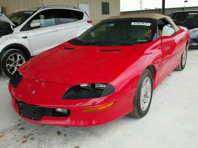 2G1FP32P6S2146088 - 1995 CHEVROLET CAMARO Z28 RED photo 2