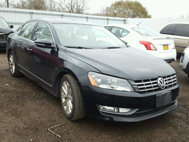 1VWCH7A30CC017419 - 2012 VOLKSWAGEN PASSAT SEL BLACK photo 1