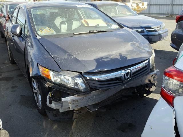 2HGFB2F91CH517881 - 2012 HONDA CIVIC EXL 灰色 照片 1