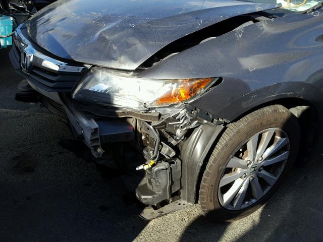 2HGFB2F91CH517881 - 2012 HONDA CIVIC EXL 灰色 照片 9