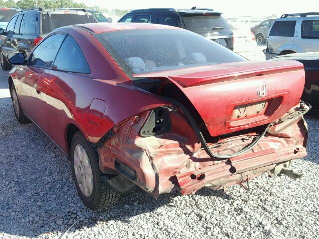 1HGCM72264A028072 - 2004 HONDA ACCORD LX RED photo 3