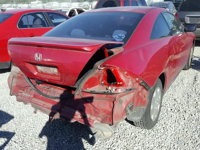 1HGCM72264A028072 - 2004 HONDA ACCORD LX RED photo 4