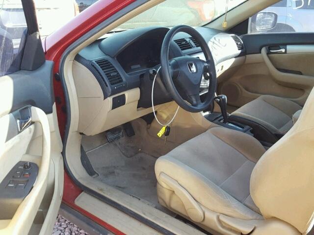 1HGCM72264A028072 - 2004 HONDA ACCORD LX RED photo 9