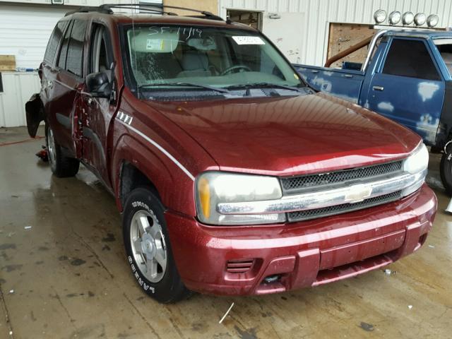 1GNDT13S152109727 - 2005 CHEVROLET TRAILBLAZE BURGUNDY photo 1