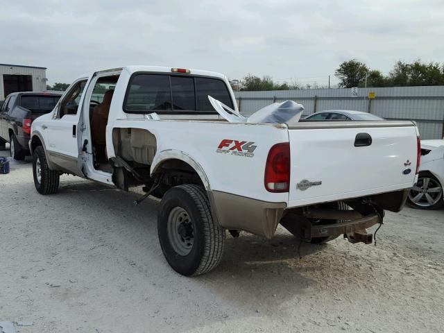 1FTNW21P73EC92099 - 2003 FORD F250 SUPER WHITE photo 3