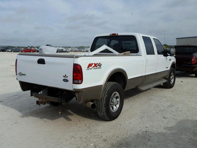 1FTNW21P73EC92099 - 2003 FORD F250 SUPER WHITE photo 4