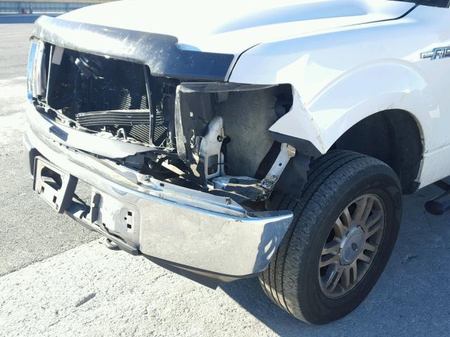 1FTPX14VX9FB41898 - 2009 FORD F150 SUPER WHITE photo 9