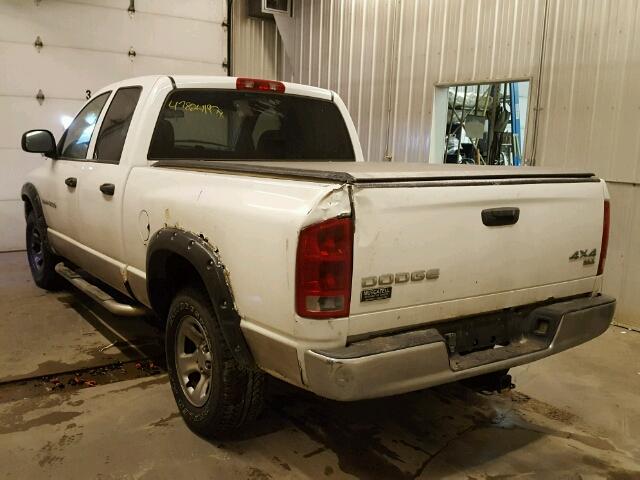 1D7HU18DX3J600856 - 2003 DODGE RAM WHITE photo 3