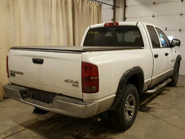 1D7HU18DX3J600856 - 2003 DODGE RAM WHITE photo 4