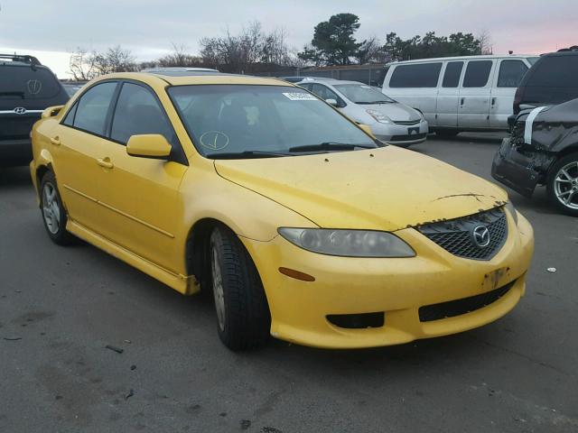 1YVFP80C235M01209 - 2003 MAZDA 6 I YELLOW photo 1