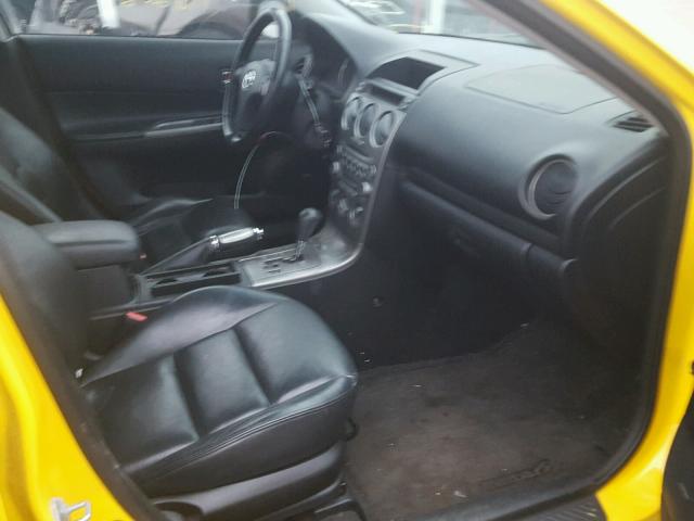 1YVFP80C235M01209 - 2003 MAZDA 6 I YELLOW photo 5