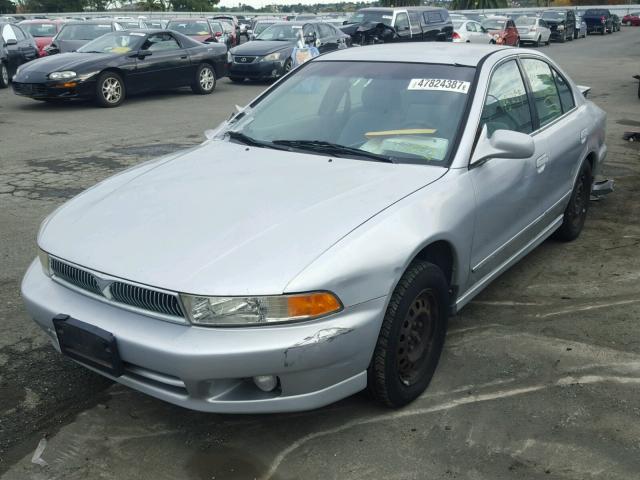 4A3AA46GX1E158649 - 2001 MITSUBISHI GALANT ES SILVER photo 2