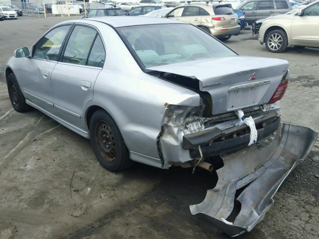 4A3AA46GX1E158649 - 2001 MITSUBISHI GALANT ES SILVER photo 3