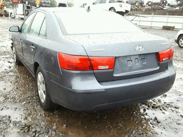 5NPET4ACXAH603748 - 2010 HYUNDAI SONATA GLS GRAY photo 3