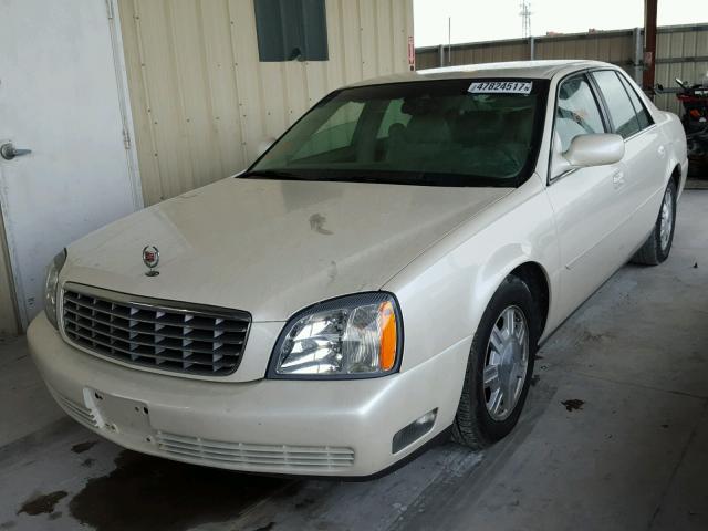 1G6KD54Y13U169972 - 2003 CADILLAC DEVILLE CREAM photo 2