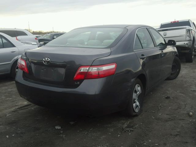 4T4BE46K39R135779 - 2009 TOYOTA CAMRY BASE GRAY photo 4