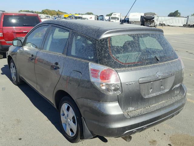 2T1KR32E16C577630 - 2006 TOYOTA COROLLA MA GRAY photo 3