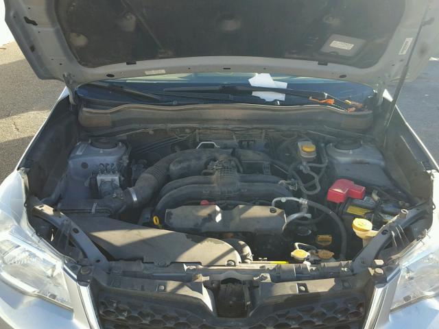 JF2SJAEC7EH404843 - 2014 SUBARU FORESTER 2 SILVER photo 7