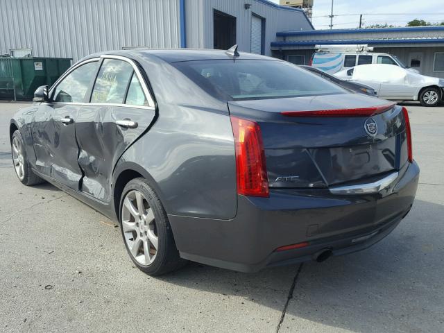 1G6AB5RA4E0149514 - 2014 CADILLAC ATS LUXURY GRAY photo 3